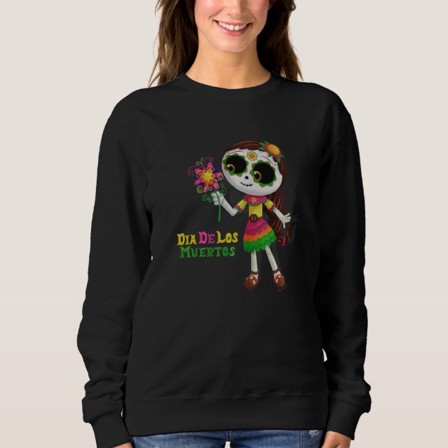 Camiseta Day of The Dead La Catrina Dia De Los Muertos Fami (Frente)