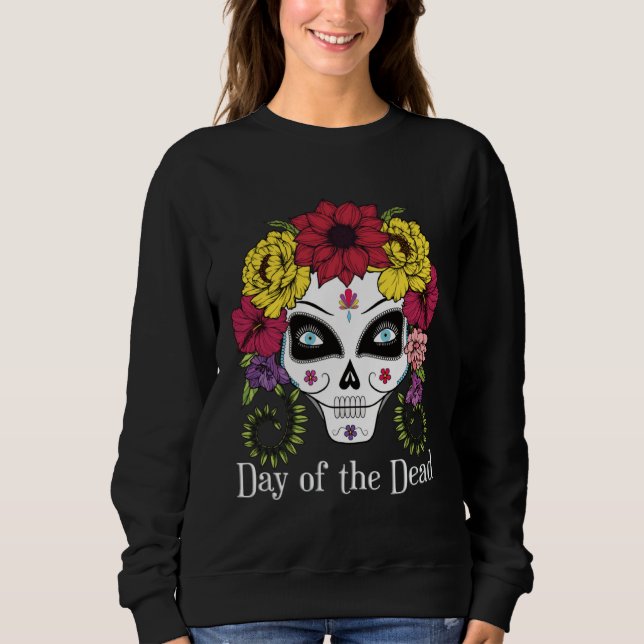 Camiseta Day of the Dead Sugar Skull (Frente)