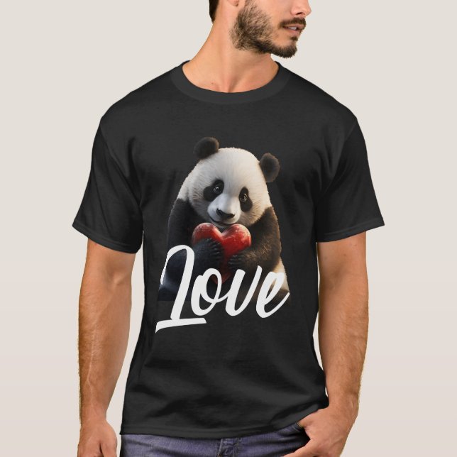 Camiseta Day Panda Panda Love He (Frente)