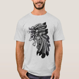 Camiseta Dayak Chefe Skull