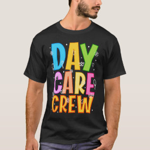 Camiseta Daycare Crew Daycare Provider Professor de creche