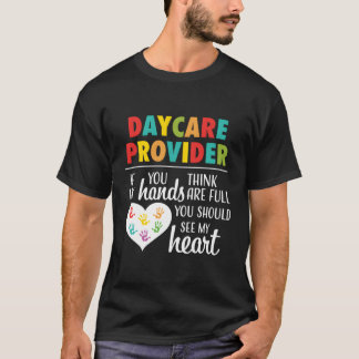 Camiseta Daycare Provider Hoodie Apreciação de Presente Chi