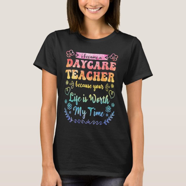 Camiseta Daycare Teacher Appreciation Childcare Worker for  (Frente)