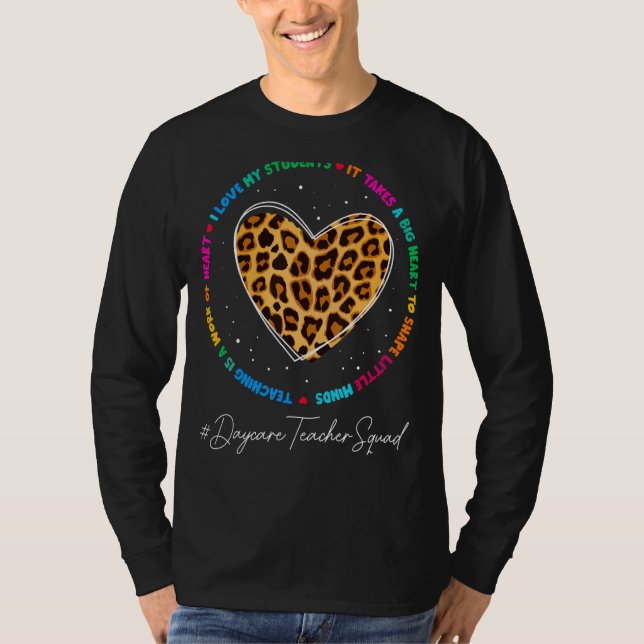 Camiseta Daycare Teacher Squad Admin Semana de Apreciação (Frente)