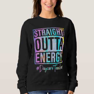 Camiseta Daycare Teacher Straight Outta Energy Daycare Teac