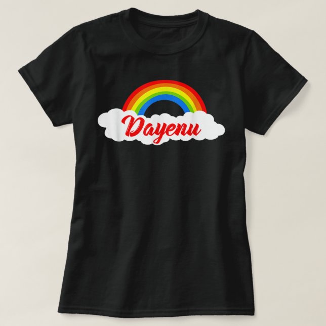 Camiseta Dayenu Passover Song - Engraçado Pesach Seder Jant (Frente do Design)