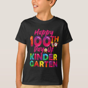 Camiseta Days All Student Teacher Happy 100º Dia Do Kinder