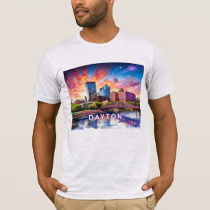 Camiseta Dayton Skyline Grafite Art