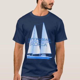 Camiseta Daytona Beach, Flórida Costeira, Saile Náutica da 
