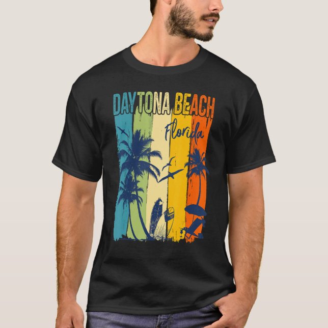 Camiseta Daytona Beach Florida Family Vacation Matching Gro (Frente)