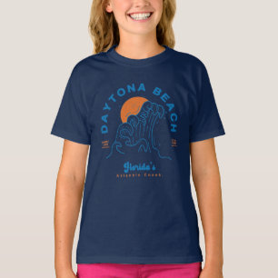 CAMISETA DAYTONA BEACH FLORIDA SUMMER WAVES VACAÇÃO