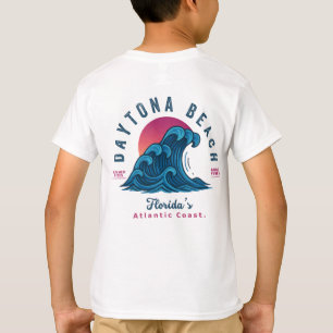 CAMISETA DAYTONA BEACH FLORIDA SUMMER WAVES VACAÇÃO