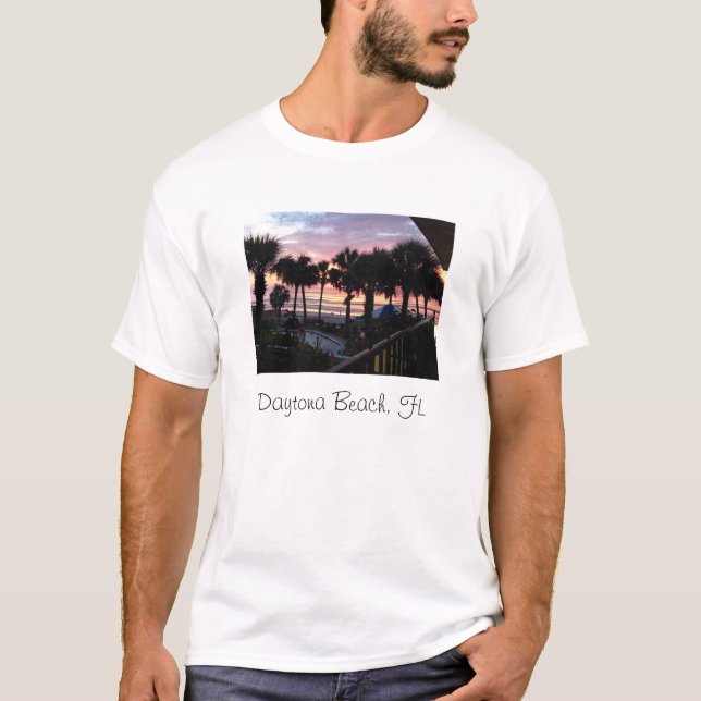 Camiseta Daytona Beach, nascer do sol de FL (Frente)