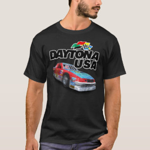 Camiseta Daytona EUA Logotipo de Carro em Descanso Clássico