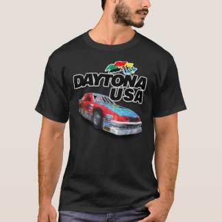 Camiseta Daytona EUA Logotipo de Carro em Descanso Clássico