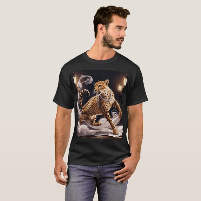 Camiseta Dazzling Cheetah Unisex (Frente Completa)