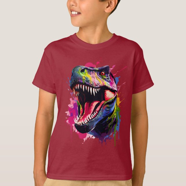 Camiseta Dazzling T-Rex (Frente)