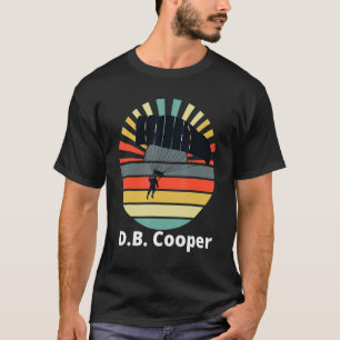 Camiseta Db Cooper Skydiving Retro Sunset Roupa