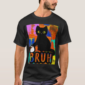 Camiseta Dba-art Cute Kitten Costumes Vintage Cat Bruh Colo