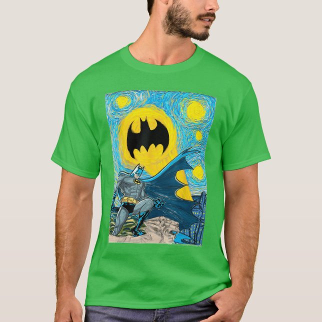 Camiseta DC Comics Batman Starry Gotham friend (Frente)