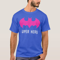 DC Comics Batman Super Herói Neon Rosa Símbolo do 