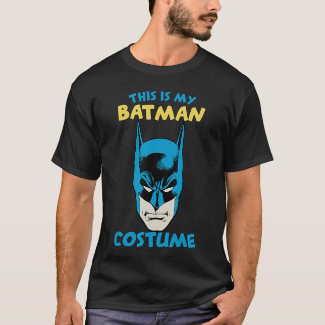 Camiseta DC Comics Batman This Is My Costume Text Poster (Frente)