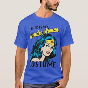Camiseta DC Comics Este é o meu texto de fantasia da Mulher