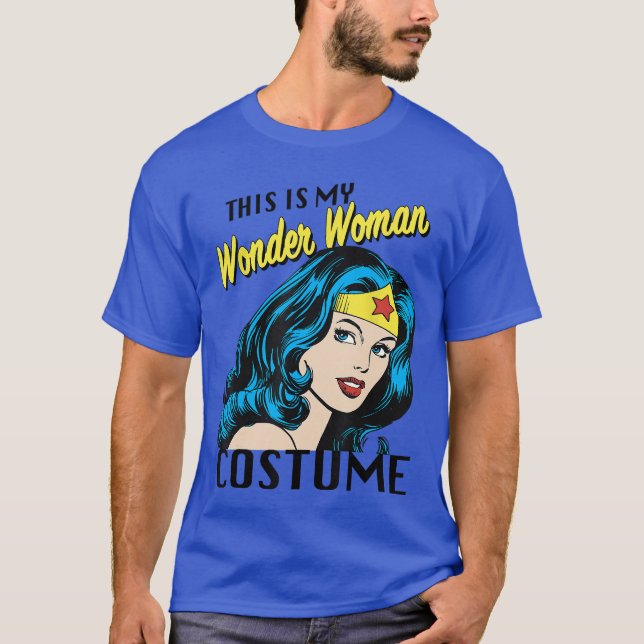 Camiseta DC Comics Este é o meu texto de fantasia da Mulher (Frente)