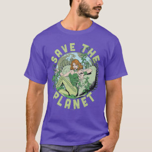 Camiseta DC Comics Poison Ivy Salve O Planeta Dia Da Terra