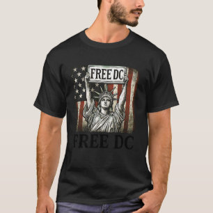 Camiseta DC Livre Estado de Washington DC Igualdade Marcha