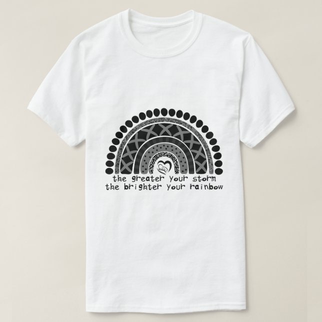 Camiseta DC Rainbow Mãe Shirt, IVF Shirt, Adoção (Frente do Design)