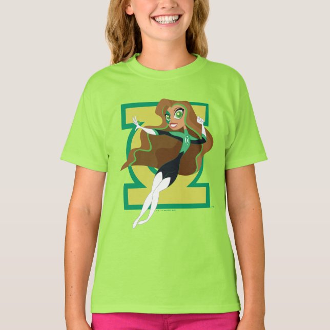 Camiseta DC Super Hero Girls Green Lanterna (Frente)