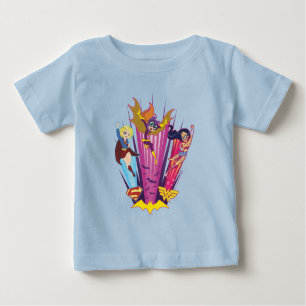 Camiseta DC Super Hero Girls Trio