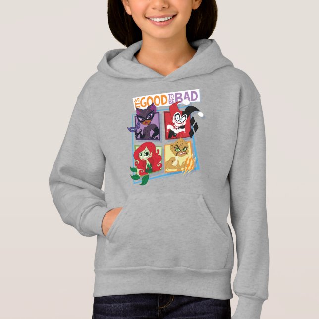 Camiseta DC Super Villain Girls É bom ser ruim (Frente)