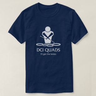 Camiseta DCI QUADS - Vou pegar as lattes
