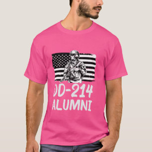 Camiseta DD-214 Alunos afligidos Bandeira dos EUA