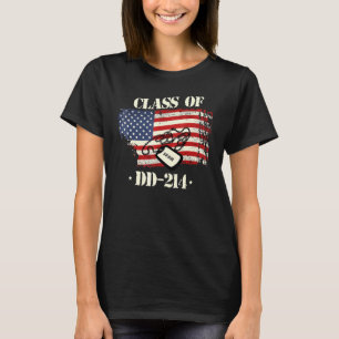 Camiseta Dd 214 Classe De Dd214 Tee Soldier Veteran