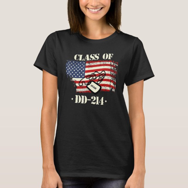 Camiseta Dd 214 Classe De Dd214 Tee Soldier Veteran (Frente)