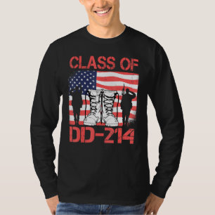 Camiseta Dd 214 Classe De Dd214 Tee Soldier Veteran 1