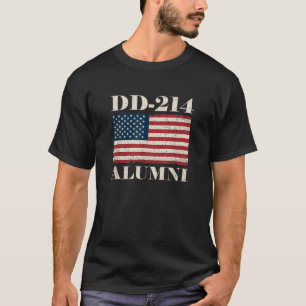 Camiseta DD 214 Militares Veteranos Alunos Vintage American
