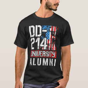 Camiseta DD-214 Universitários Alumni - US Militar Veteran 