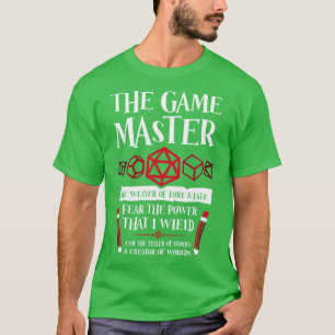 Camiseta DD GAME MASTER Dungeons Dragon