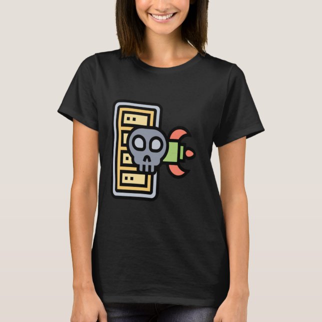 Camiseta DDOS profissional de segurança cibernética do hack (Frente)