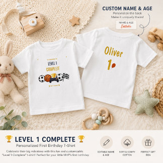 Camiseta de 1º Aniversário | Camisa de Aniversário