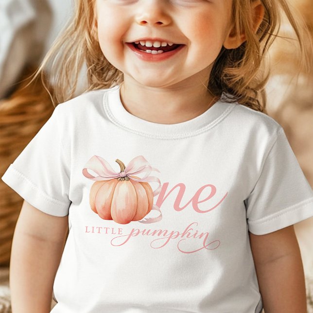 Camiseta de 1º Aniversário Little Pumpkin (Criador carregado)