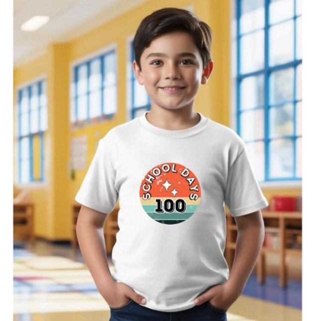 Camiseta de 100 dias escolares, camisetas para cri (Criador carregado)