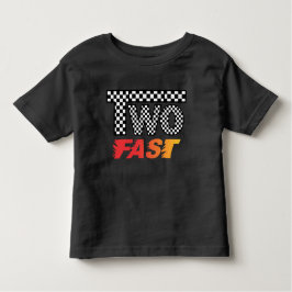 Camiseta de 2º Aniversário do Toddler TWO Fast