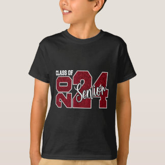 Camiseta De 2024 Mais velho 24 Último Dia De Graduação Esco