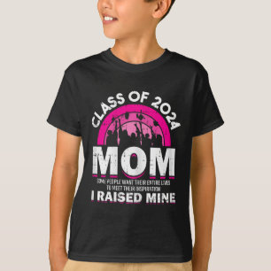 Camiseta De 2024 Mulheres Formandos Da Mãe Da Família De Li