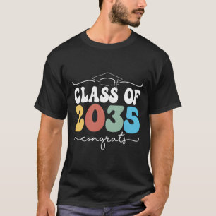 Camiseta De 2036, O Primeiro Dia De Graduação Cresce Com